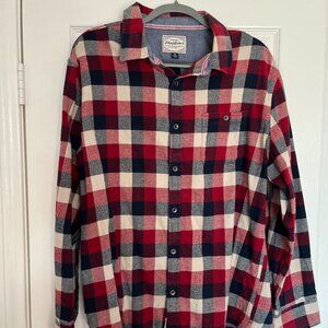 Mens plaid polo (XL)